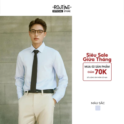 Áo Sơ Mi Tay Dài Nam Form Fitted - Routine 10F25SHL008