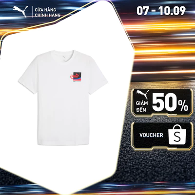 Áo Thun Thể Thao PUMA Nam GRAPHIC Tee White Màu Trắng