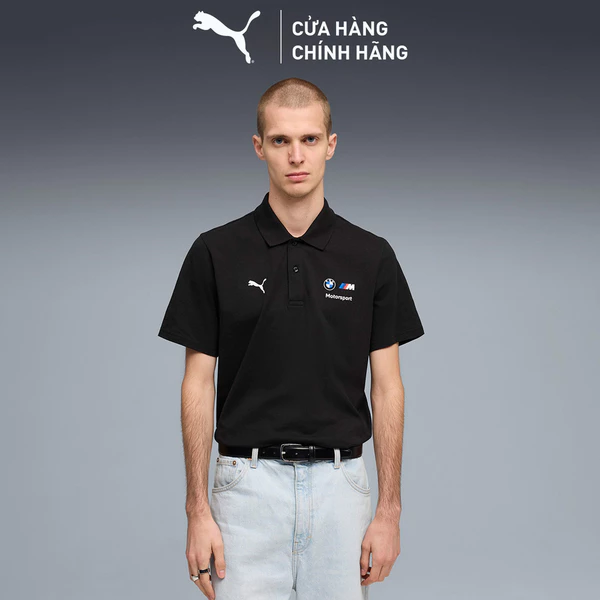 Áo Thun Thể Thao PUMA Nam BMW MMS Ess Polo Black Màu Đen