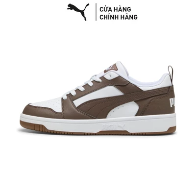 Giày Thời Trang PUMA Unisex Rebound v6 Low White-Flat Bronze-Gum Màu Trắng