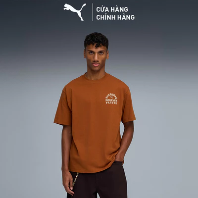 Áo Thun Thời Trang PUMA Nam NOW Tee Teak Màu Nâu