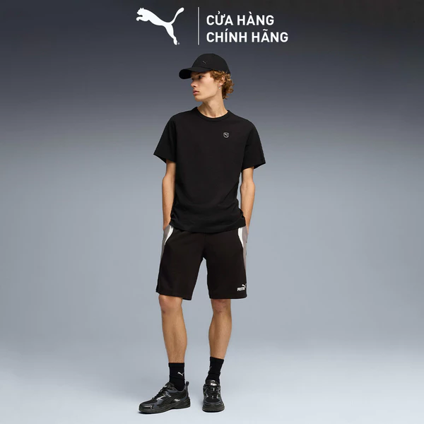 Quần Đùi Thể Thao PUMA Nam ESS BLOCK Shorts Black Màu Đen