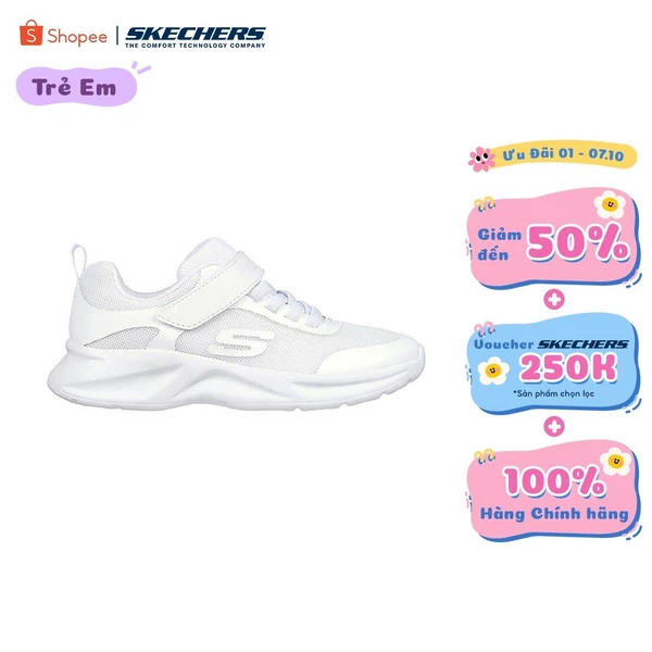 Giày Thể Thao Bé Gái Skechers Dynamatic Dynamatic-303552L-WHT