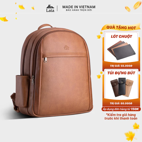 Balo Lata (Thời trang nam công sở cỡ lớn - Balo da BAL45)