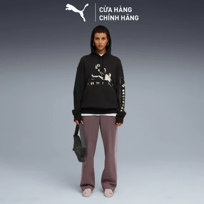 Quần Dài Thời Trang PUMA Nữ T7 ALWAYS ON Straight Pants Raisin Màu Tím