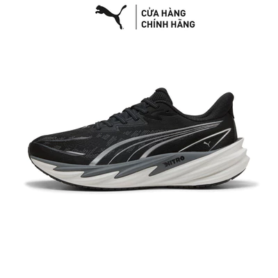 Giày Chạy Bộ PUMA Nam Velocity NITRO 5 Black-Cool Dark Gray Màu Đen