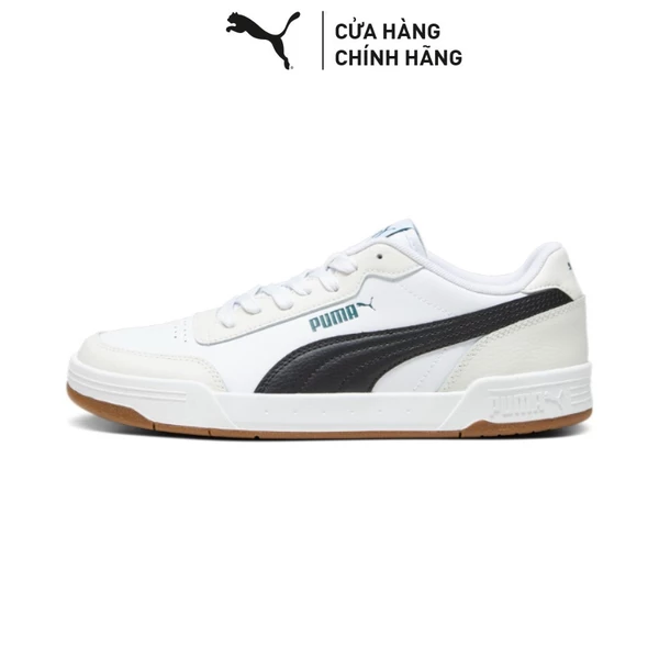 Giày thời trang PUMA Unisex Caracal White-Black-Malachite-Vapor Gray Màu Trắng