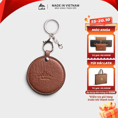 Ví Lata (Thời trang nữ nắp gập cỡ nhỏ - Ví móc khóa da MK8)