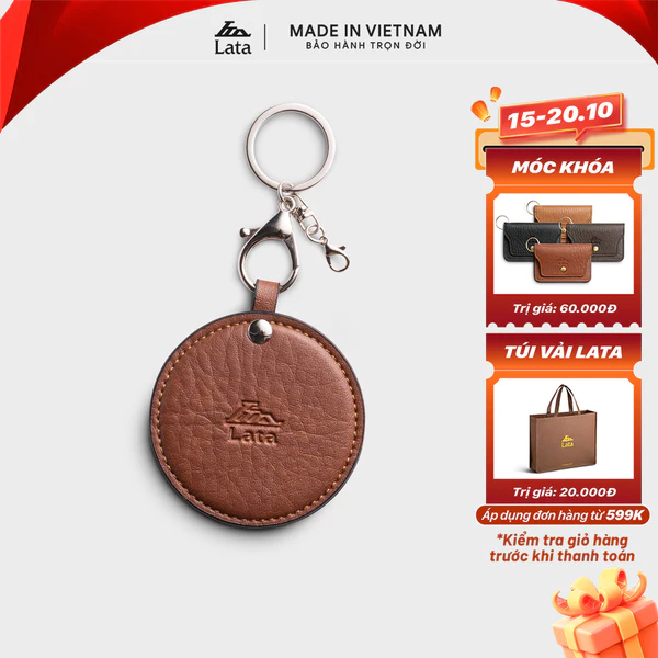 Ví Lata (Thời trang nữ nắp gập cỡ nhỏ - Ví móc khóa da MK8)