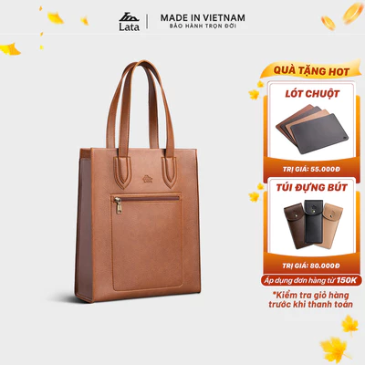 Túi Lata (Thời trang nữ đi làm cỡ lớn - Túi xách da TX17)