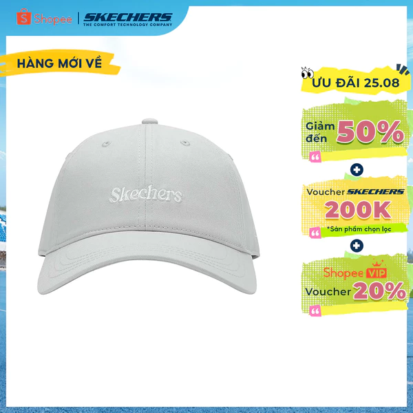 Nón Lưỡi Trai, Mũ Bóng Chày Unisex Skechers Baseball Cap - L226U060-00MV
