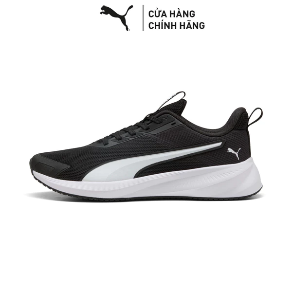 Giày Chạy Bộ PUMA Unisex Flyer Lite 4 Black-White Màu Đen