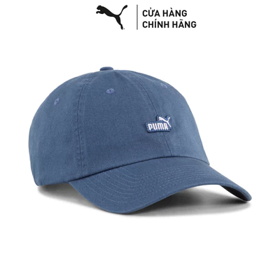 Nón Thể Thao PUMA Unisex ESS NO.1 LOGO PATCHPLUS DadCap Dark Indigo Màu Xanh