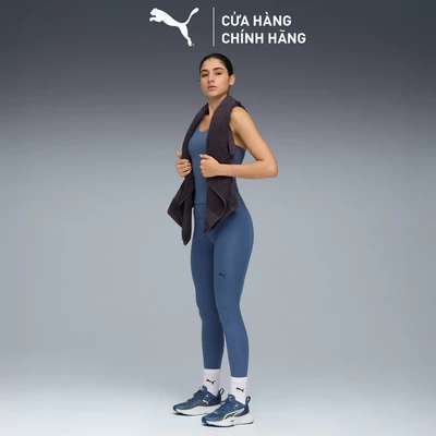 Quần Dài Tập Luyện PUMA Nữ W TAD ESSENTIAL TIGHT HW FL Dark Indigo Màu Xanh