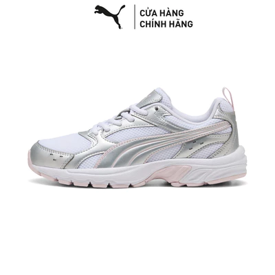 Giày Thể Thao PUMA Unisex Milenio Tech LT White-Silver-Powder Pink Màu Trắng