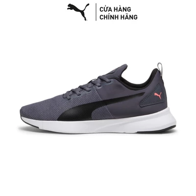 Giày Chạy Bộ PUMA Unisex FLYER RUNNER Galactic Gray- Black-Sunset Glow Màu Xám