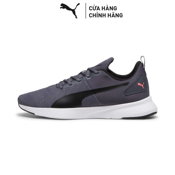 Giày Chạy Bộ PUMA Unisex FLYER RUNNER Galactic Gray- Black-Sunset Glow Màu Xám