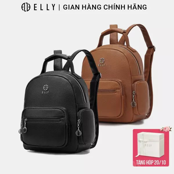 Balo Nữ Thời Trang ELLY EBH78 Da Tổng Hợp Cao Cấp Thiết Kế Thanh Lịch Hiện Đại