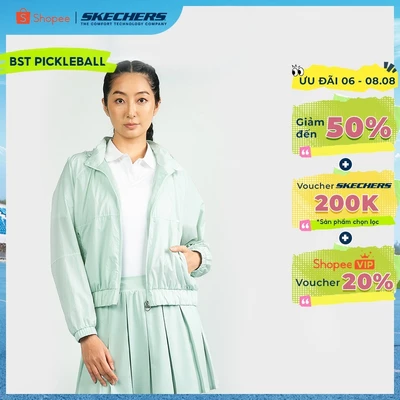 Áo Khoác Có Nón Nữ Skechers Pickleball Performance Hooded Jacket - SP325W507-01P9 Online Sale