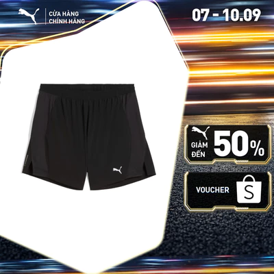 Quần Đùi Chạy Bộ PUMA Nam RUN VELOCITY 5 SHORT Black Màu Đen