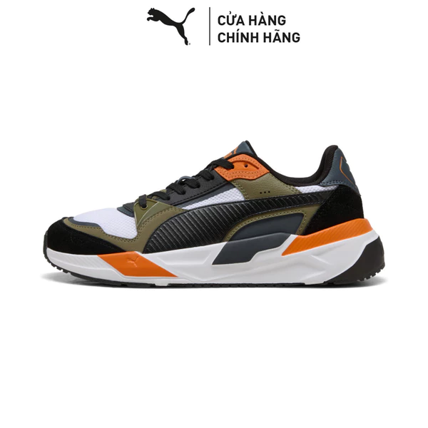 Giày Thể Thao PUMA Unisex Trinity 2 White-Black-Olive Màu Trắng