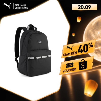 Balo Thể Thao PUMA Unisex PHASE TAPE Backpack Black Màu Đen