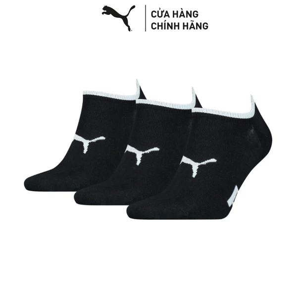 Bộ 3 Đôi Vớ Thể Thao PUMA Unisex Various U No Show 3P black Màu Đen