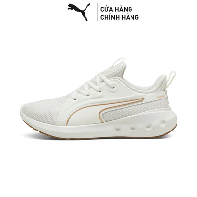 Giày Chạy Bộ PUMA Unisex Softride Carson Warm White-Gold Màu Trắng