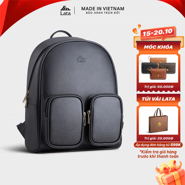 Balo Lata (Thời trang nam đựng laptop cỡ trung - Balo da BAL48)