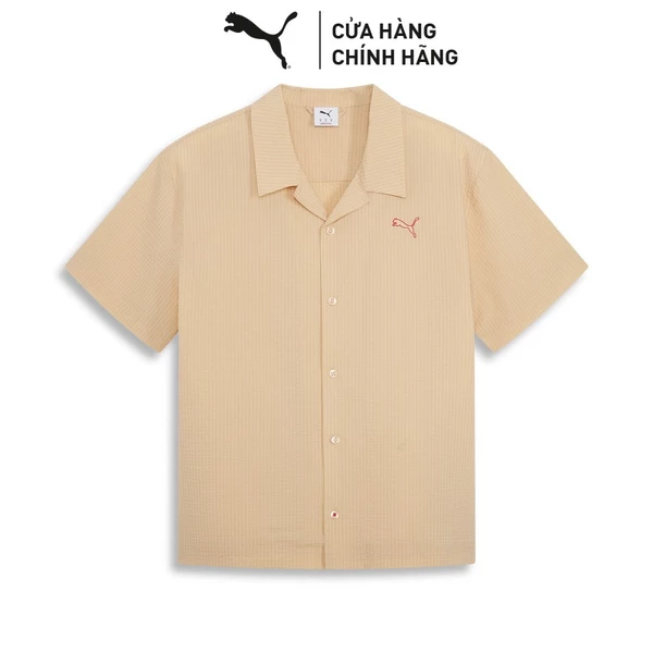 Áo Thun PUMA Nam GAME ON Woven Light Sand Màu Be