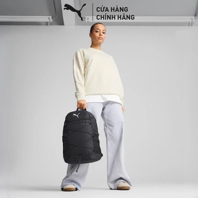 Balo PUMA Unisex Plus Backpack II Black Màu Đen