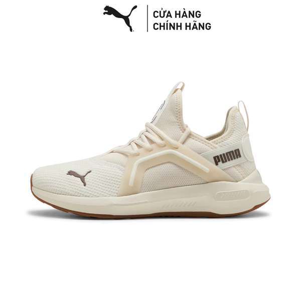 Giày Chạy Bộ PUMA Unisex Softride Enzo 5 Premium Alpine Snow-Flat Bronze Màu Trắng