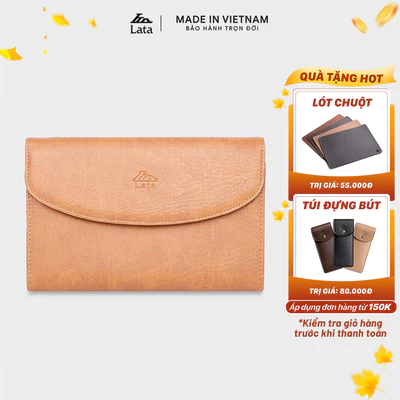 Ví Lata (Thời trang nam dáng cầm tay cỡ lỡn - Ví da VN37)