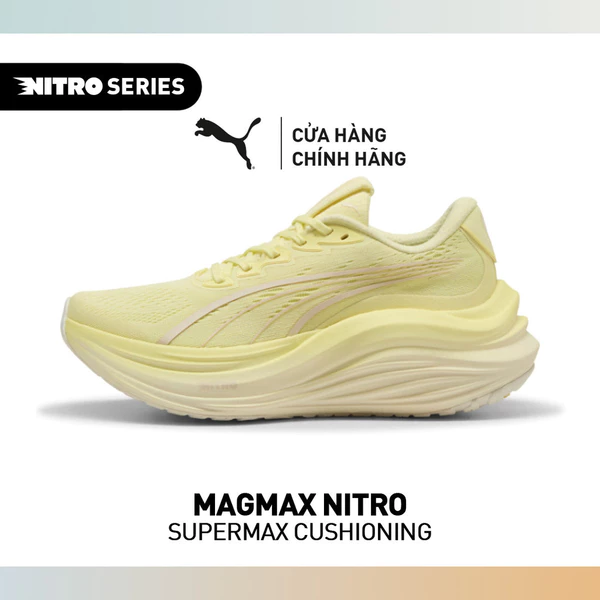 Giày Chạy Bộ PUMA Nữ MagMax NITRO Wns Gold Moon Màu Vàng
