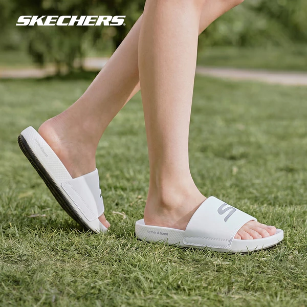 Xăng Đan/Dép Nữ Skechers Arch Fit On-The-GO Arch Fit Hyper Slide Sunny Day Đi Bộ - 140470-WHT