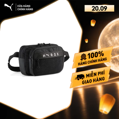 Túi Đeo Chéo Thể Thao PUMA Unisex x HYROX Waistbag Black Màu Đen