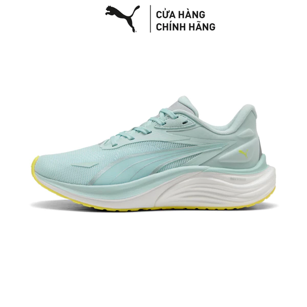 Giày Chạy Bộ PUMA Nữ Electrify NITRO 4 Wns Fresh Water-Lemon Crush-Silver Màu Xanh