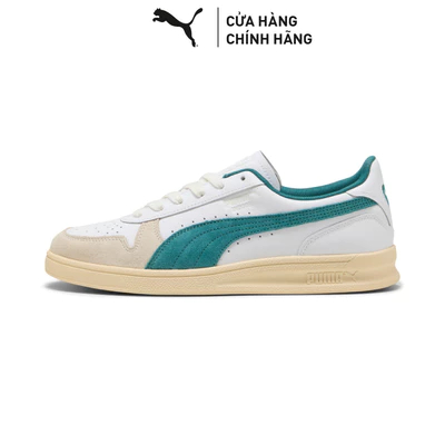 Giày Thời Trang PUMA Unisex Indoor White-Emerald Ice Màu Trắng