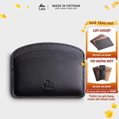 Ví Lata (Thời trang nam đựng namecard - Ví da Luxdeli LVN100)