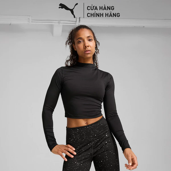 Áo Thun Tay Dài Thể Thao PUMA Nữ INTERGALACTIC LS TOP