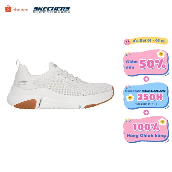 Giày Thể Thao Nam Skechers BOBS Sport Sparrow Flex Cue In Thường Ngày - 118064-OFWT Memory Foam