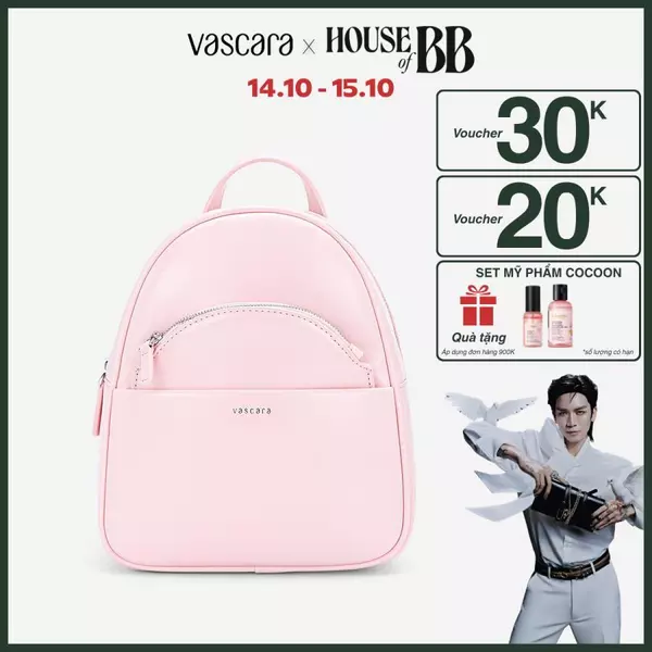 Vascara Balo Mini Đa Ngăn Nhấn Túi Phụ - BAC 0227