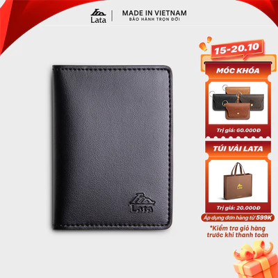 Ví Lata (Thời trang nam đựng thẻ - Ví da Luxdeli LVN102)