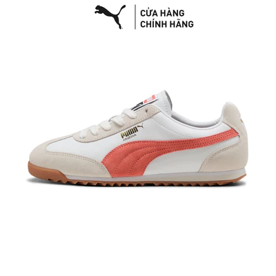 Giày Thời Trang PUMA Unisex Arizona Retro White-Red Glamour-Gum Màu Trắng