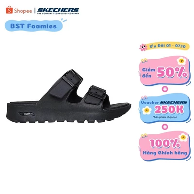 Giày Clog Nữ Skechers Foamies Arch Fit Footsteps Desire - 111304-BLK APMA
