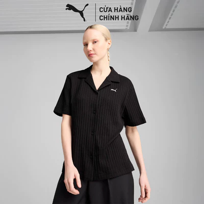 Áo Thun Thời Trang PUMA Nữ WARDROBE ESS Shirt Black Màu Đen
