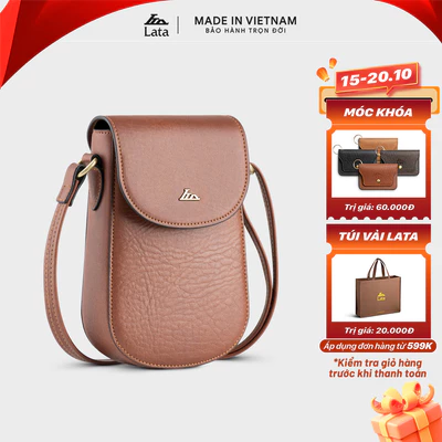 Túi Lata (Thời trang nữ đi chơi cỡ nhỏ - Túi đeo chéo da HN122)