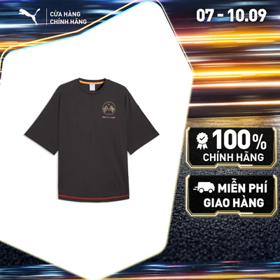 Áo Thun Thể Thao PUMA Nam McLaren Racing Graphic Tee Titan Black Màu Xám