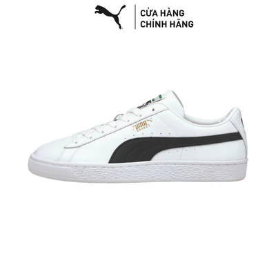 Giày Thời Trang PUMA Unisex Basket Classic XXI Màu Trắng Đen