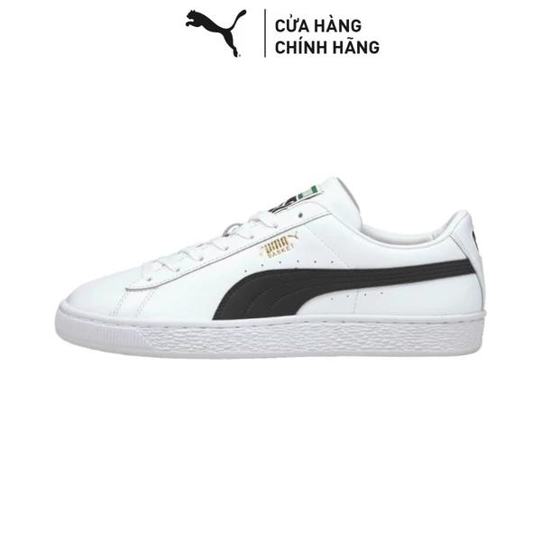 Giày Thời Trang PUMA Unisex Basket Classic XXI Màu Trắng Đen